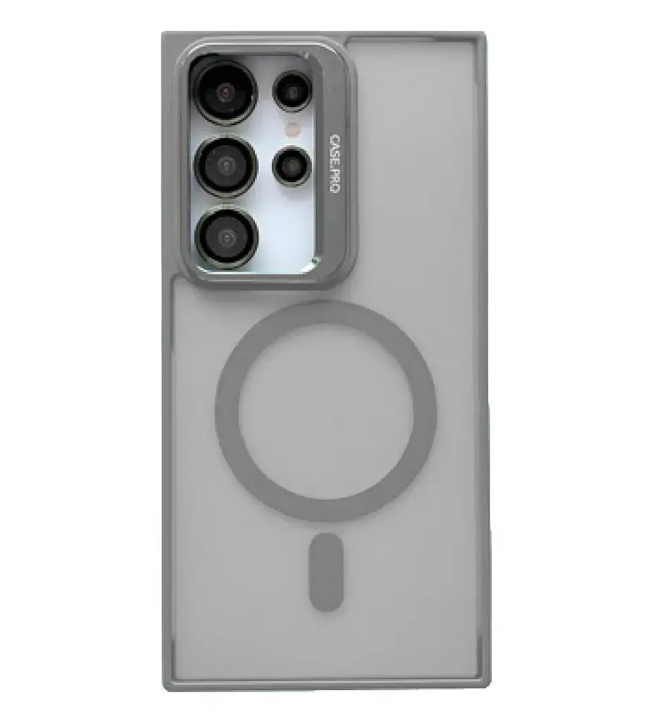 Samsung Galaxy S26 Ultra MagSafe Smoke Camera Stand Case Gray